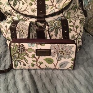 GiGi Hill diaper bag with backpack straps & wallet